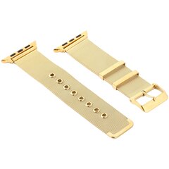 Milanaise mit Schnallenarmband - Gold - Geeignet f&uuml;r Apple Watch 44mm / 45mm / 46mm / 49mm