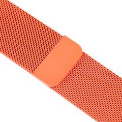 Milanaise-Edelstahlarmband - Orange - Geeignet f&uuml;r Apple Watch 38mm / 40mm / 41mm / 42mm