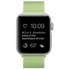 Milanaise-Edelstahlarmband - Gr&uuml;n - Geeignet f&uuml;r Apple Watch 38mm / 40mm / 41mm / 42mm