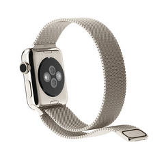 Milanaise-Edelstahlband - Polarstern - Passend f&uuml;r Apple Watch 38mm / 40mm / 41mm / 42mm