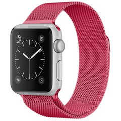 Milanaise-Edelstahlarmband - Rosa - Geeignet f&uuml;r Apple Watch 44mm / 45mm / 46mm / 49mm