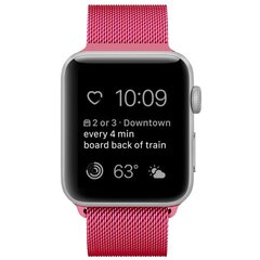 Milanaise-Edelstahlarmband - Rosa - Geeignet f&uuml;r Apple Watch 44mm / 45mm / 46mm / 49mm