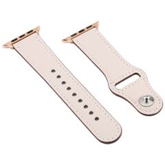 Lederarmband - Taupe - Geeignet f&uuml;r Apple Watch 38mm / 40mm / 41mm / 42mm