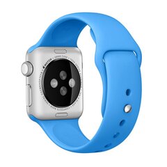 Gummi-Sportband - Blau - Geeignet f&uuml;r Apple Watch 38mm / 40mm / 41mm / 42mm
