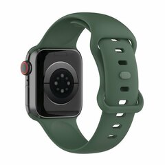 Silikon-Sportband - Dunkelgr&uuml;n - Gr&ouml;&szlig;e: M/L - Passend f&uuml;r Apple Watch 44mm / 45mm / 46mm / 49mm