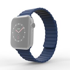 Silikon Loop Armband - Dunkelblau - Geeignet f&uuml;r Apple Watch 44mm / 45mm / 46mm / 49mm