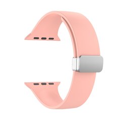 Silikonarmband - Faltschlie&szlig;e - Pink - Geeignet f&uuml;r Apple Watch 38mm / 40mm / 41mm / 42mm