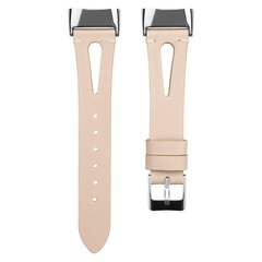 Fitbit Charge 5 &amp; 6 Armband - PU-Leder - Beige