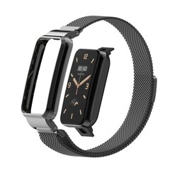 Milanaise Loop mit H&uuml;lle - Schwarz - Xiaomi Smart Band 7 Pro