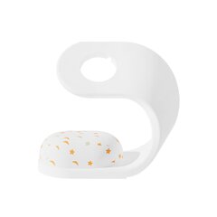 Apple Watch Halter - Silikon - Wei&szlig; - Geeignet f&uuml;r Apple Watch