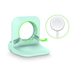 Silikonhalterung f&uuml;r Apple Watch - Mintgr&uuml;n - Geeignet f&uuml;r alle Apple Watch Serien