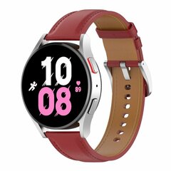 Luxus-Lederband - Bordeaux - Samsung Galaxy Watch 7 - 40mm / 44mm &amp; Watch FE
