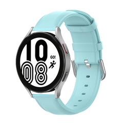 Klassisches Lederarmband - Blau - Samsung Galaxy Watch 7 - 40mm / 44mm &amp; Watch FE