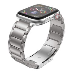 Titanium Gliederarmband - Silber - Passend f&uuml;r Apple Watch 38mm / 40mm / 41mm / 42mm