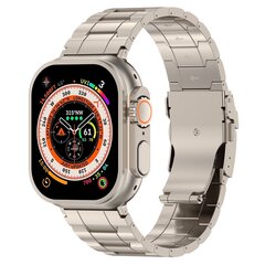 Titanium Premium Link Armband - Farbe Titanium - Geeignet f&uuml;r Apple Watch 44mm / 45mm / 46mm / 49mm