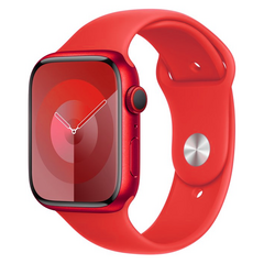 Gummi-Sportarmband - Rot - Geeignet f&uuml;r Apple Watch 44mm / 45mm / 46mm / 49mm