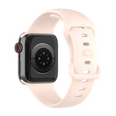 Silikon-Sportband - Sand Pink - Gr&ouml;&szlig;e: M/L - Geeignet f&uuml;r Apple Watch 38mm / 40mm / 41mm / 42mm