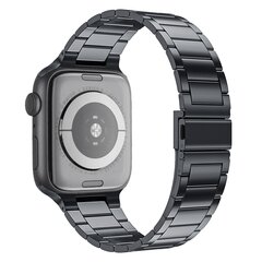 Stahlgliederarmband - Space Grau - Passend f&uuml;r Apple Watch 44mm / 45mm / 46mm / 49mm