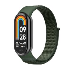 Sport Loop Nylon armband - Armee gr&uuml;n - Xiaomi Smart Band 8 &amp; 9