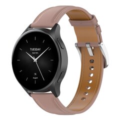 Luxuri&ouml;ses Lederarmband - Altrosa - Xiaomi Watch 2 / Xiaomi Watch S1 / S2 / S3 / S4 / Mi Watch