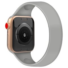 Solo Loop Link series Armband - Gr&ouml;&szlig;e: M - Grau - Geeignet f&uuml;r Apple Watch 38mm / 40mm / 41mm / 42mm