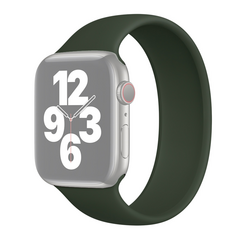 Solo Loop Link series Armband - Gr&ouml;&szlig;e: L - Army Green - Geeignet f&uuml;r Apple Watch 38mm / 40mm / 41mm / 42mm