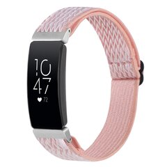 FitBit Inspire 2 &amp; Ace 3 Elastisches Solo-Schleifen-Nylonband - Rosa