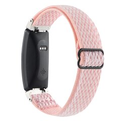 FitBit Inspire 2 &amp; Ace 3 Elastisches Solo-Schleifen-Nylonband - Rosa
