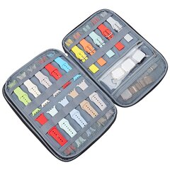 Organizer / Aufbewahrungstasche - Double Layer XL - Smartwatch-B&auml;nder &amp; Zubeh&ouml;r - Schwarz