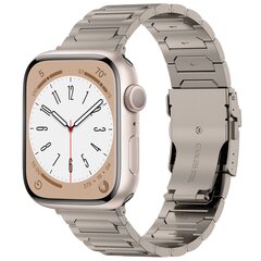 Titan H-Typ Gliederarmband - Farbe Titan - Geeignet f&uuml;r Apple Watch 38mm / 40mm / 41mm / 42mm