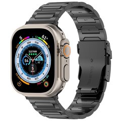 Titan H-Typ Gliederarmband - Schwarz - Geeignet f&uuml;r Apple Watch 44mm / 45mm / 46mm / 49mm