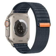 Nylon Wave Armband - Dunkelblau - Geeignet f&uuml;r Apple Watch 38mm / 40mm / 41mm / 42mm