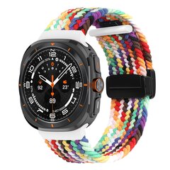 Geflochtenes Armband mit D-Schlie&szlig;e - Multicolor Sommer - Samsung Galaxy Watch Ultra 47mm