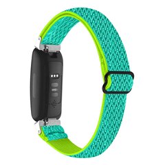 Fitbit Inspire 3 &ndash; Elastisches Solo Loop Nylonarmband - Mintgr&uuml;n