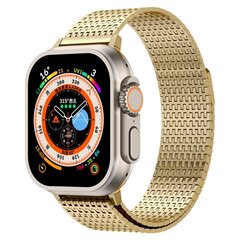 Edelstahl Loop Band - Gold - Extra stark - Geeignet f&uuml;r Apple Watch 44mm / 45mm / 46mm / 49mm