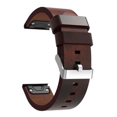 Lederband - Braun - Garmin Quatix 7X / 6X &amp; Tactix 7 (pro)