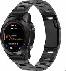 Titan-Gliederband - Schwarz - Garmin Epix Pro Gen 2 (51mm) / Quatix 7X / 6X &amp; Tactix 7 (pro)