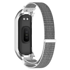 Nylon Sport Loop Armband - Wei&szlig;/Grau - Samsung Galaxy Fit 2