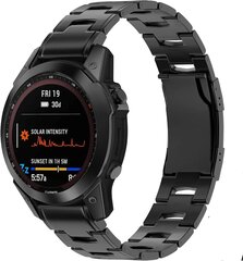 Titanium Gliederarmband - Schwarz - Garmin Fenix 7X / 6X / 5X