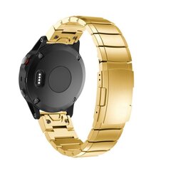 Edelstahl-Gliederarmband - Gold - Garmin Fenix 7S / 6S / 5S &amp; Instinct 2s
