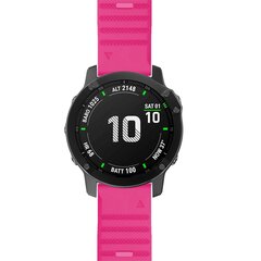Silikonband - Rosa - Garmin Epix Pro Gen 2 (51mm) / Quatix 7X / 6X &amp; Tactix 7 (pro)