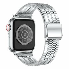 Metallband - Silber - Geeignet f&uuml;r Apple Watch 44mm / 45mm / 46mm / 49mm