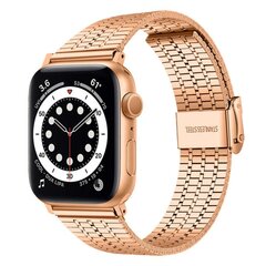 Metallband - Ros&eacute;gold - Geeignet f&uuml;r Apple Watch 38mm / 40mm / 41mm / 42mm