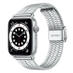 Metallband - Silber - Geeignet f&uuml;r Apple Watch 38mm / 40mm / 41mm / 42mm