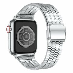 Metallband - Silber - Geeignet f&uuml;r Apple Watch 38mm / 40mm / 41mm / 42mm