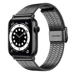 Metallband - Schwarz - Geeignet f&uuml;r Apple Watch 38mm / 40mm / 41mm / 42mm