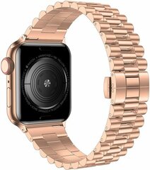 Metallgliederarmband - Ros&eacute;gold - Geeignet f&uuml;r Apple Watch 38mm / 40mm / 41mm / 42mm