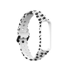 Silikonband mit Druck - Tierpfoten - Samsung Galaxy Fit 2