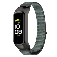 Nylon Sport Loop Armband - Gr&uuml;n/Grau - Samsung Galaxy Fit 2
