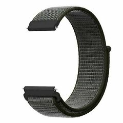 Sport Loop Nylonband - Dunkelgr&uuml;n mit grauem Band - Huawei Watch 4 (pro) / 3 (pro) / Ultimate